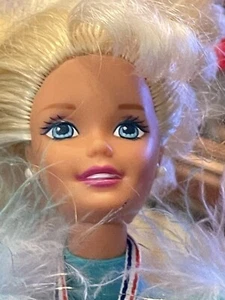 Vintage Twirl Spin 1997 Olympic Skater Barbie Mattel Nagano 1998 Tara Lipinski - Picture 1 of 5