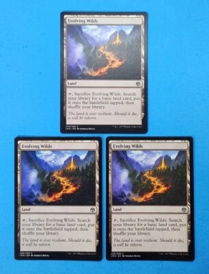 3x Evolving Wilds Iconic Masters 2017 Mtg Magic Sacrifice Land Card 235 - Image 1 of 2