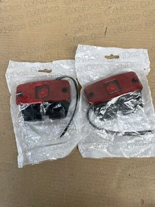 HELLA REAR SIDE MARKER LIGHT WITH BRACKET PAIR (X2) LEFT & RIGHT 224Z W46 - Picture 1 of 4