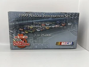 Nascar 1999 Introduzione Set 12 Auto Commemorative Cromate Argento - Foto 1 di 6