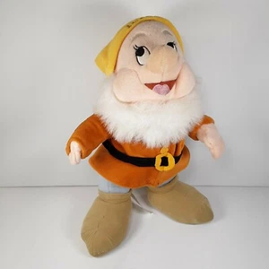 Disney Store Happy From Snow White and the 7 Dwarves 11" Plush Stuffed Animal - Picture 1 of 10