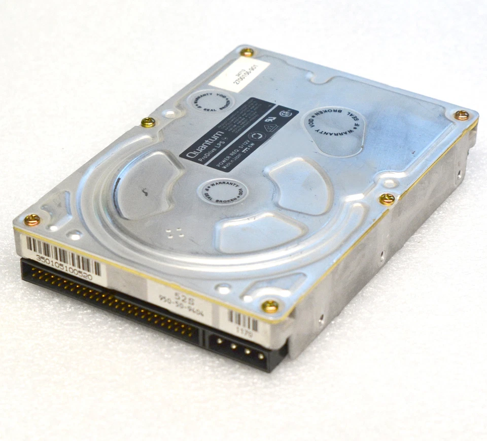 Vintage 3,5 " 8,89 CM 240MB Hard Drive Quantum ProDrive LPS SCSI 50POL HDD O743 - Image 1 of 1