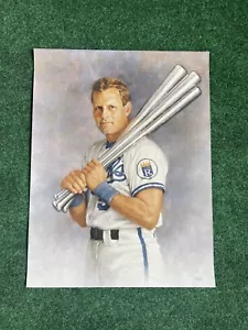 1991 Kansas City Royals Baseball Media Guide Reproduction Picture 20" x 15" - Picture 1 of 4