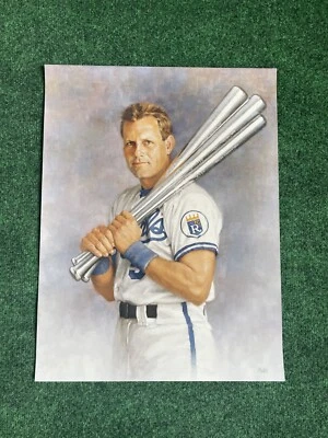 1991 Kansas City Royals Baseball Media Guide Reproduction Picture 20" x 15" - Image 1 of 4