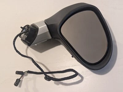 ESPEJO RETROVISOR PLEGABLE ELÉCTRICO PARA CONDUCTORES PEUGEOT 207CC CONVERTIBLE 2006-2009, PLATEADO Foto 1 de 4