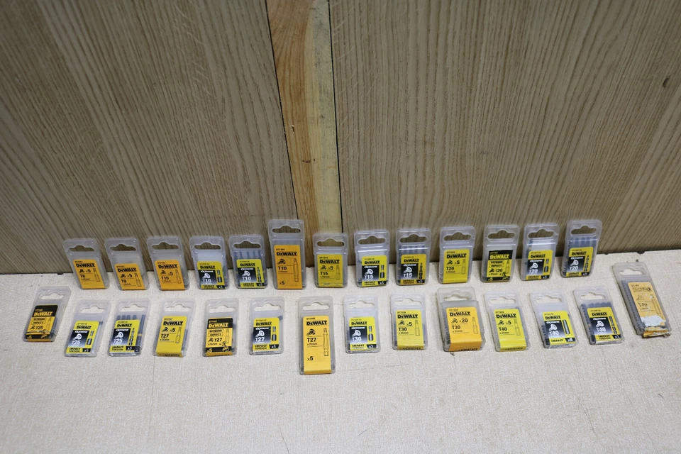 Dewalt screwdriver insert bits Torx T8 T9 T10 T15 T20 T25 T27 T30 T40 multi list