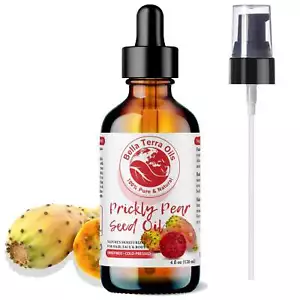 Organic Cold-Pressed Prickly Pear Oil 100% Pure Skin Care Anti-Aging Face - Picture 1 of 13