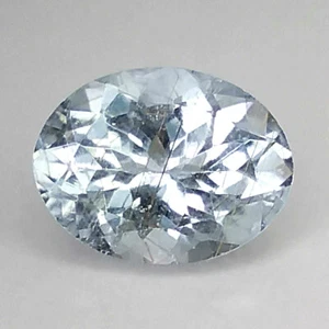 1.19CTS GIT CERTIFIED Greenishblue natural Paraiba tourmaline oval cut see video - Picture 1 of 4