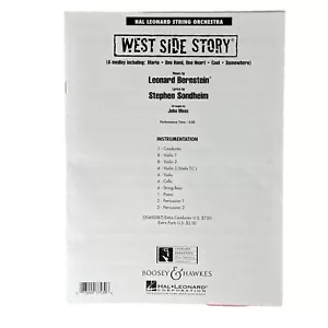 West Side Story Medley Sheet Music for String Orchestra New Hal Leonard - Picture 1 of 4
