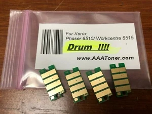 4 x Imaging Drum Chip Refill for Xerox Phaser 6510 WC 6515 (1420  ~1417) - Picture 1 of 6