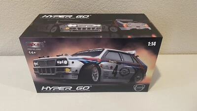 MJX HyperGo Brushless White Lancia Rally Car 14302 RC RTR 1/14 Scale 2s and 3s - Image 1 of 4