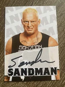 SANDMAN AUTOGRAPHED LIMITED EDITION TRADING CARD - Picture 1 of 3