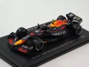 Spark Red Bull Oracle RB19 #11 Sergio Perez 2nd Bahrain 2023 1/64 Y288 - Foto 1 di 3