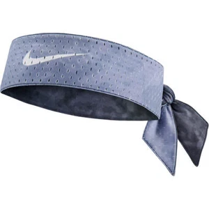 Nike Dri-Fit Men's Indigo UNC Blue Head Tie Sweat Wicking Reversible Karate NEW - Picture 1 of 8