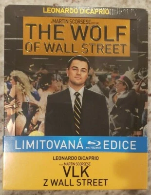 THE WOLF OF WALL STREET Blu-ray Steelbook European Region-Free Import NEW!! - Image 1 of 4