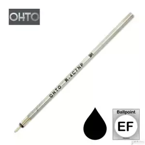 Ohto R-4C7NP Needlepoint D1 Ballpoint Refill, 0.7mm, Black - Picture 1 of 1