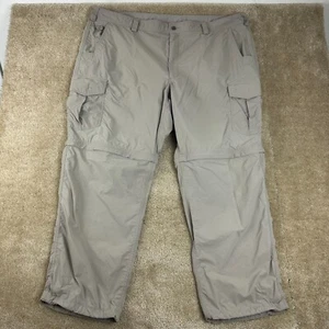 Duluth Trading Co men pants 48x30 No Fly Zone Khaki Convertible Insect repellent - Picture 1 of 19