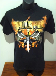 SHADOWS FALL Guitar Tour T-SHIRT OFFICIAL MERCHANDISE SIZE YOUTH LARGE Rare - Picture 1 of 3