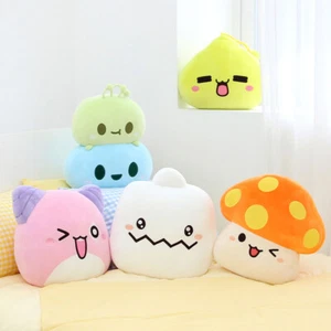 Cojín facial MapleStory juguete de peluche muñeca de peluche rosa frijol Yeti Rock Spirits limo - Imagen 1 de 16