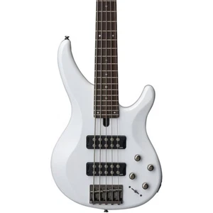 Yamaha TRBX305 5-String Electric Bass White Rosewood Fretboard - Picture 1 of 6
