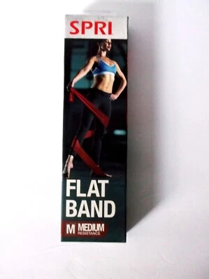 Banda plana SPRI resistencia media - 5’ L X 5” banda plana - roja Foto 1 de 4