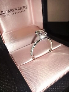 Lab grown 1.03 ct Diamond Engagement Ring Size O - Picture 1 of 12