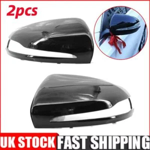 For Mercedes Benz W205 C205 V205 S205 2014-2020 Side Mirror Cover Cap 2PCS UK - Picture 1 of 7