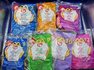 Vintage 1999 TY Beanie Babys McDonalds Happy Meal Spielzeug versiegelt Menge 7  - Bild 1 von 16