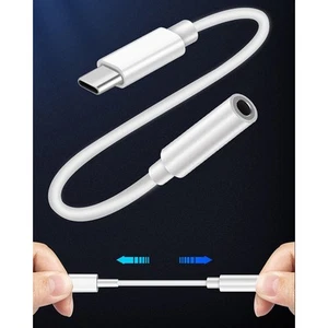 Type C 3.5 Jack Écouteur USB C vers 3.5mm AUX Casque Adaptateur Câble AudioB^WR - Photo 1 sur 11
