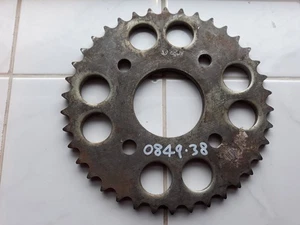 Yamaha RD250 DXD RD400 DX, C, D E 849.38T Kettenrad hinten Stahl silber NOS - Bild 1 von 2