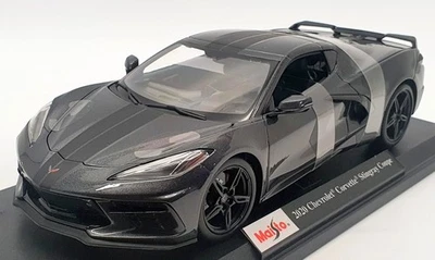 Chevrolet Corvette Stingray Coupe 2020 года в масштабе 1:18 46629 — черный Maisto - Изображение 1 из 4