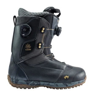 Rome Memphis Double Boa Womens Snowboard Boots Size 8.5 Black New 2019  - Picture 1 of 1
