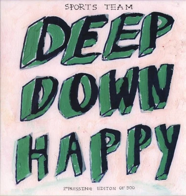 Sports Team Deep Down Happy LP vinyl UK Island 2020 green vinyl 1st pressing - Image 1 of 3
