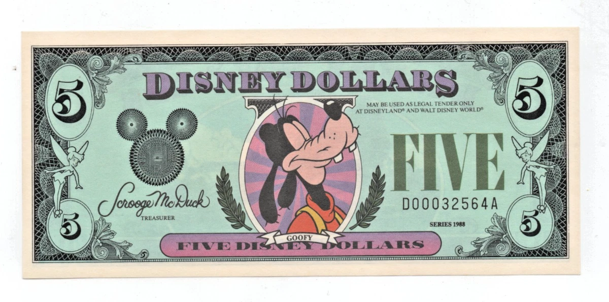 Disney Dollars (1968-Now) | eBay