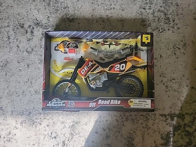 Lazer Wheels - Dirt Bike / DIY Assembly Toy - Bright Kingdom - Rare! - Image 1 of 4