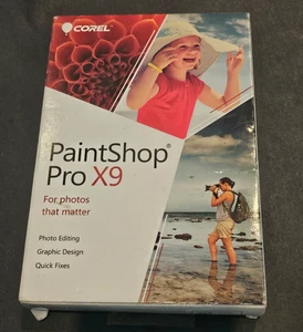 Corel PaintShop Pro X9 Quick Fixes, Photo Editing & Graphic Design PC Software - Picture 1 of 5