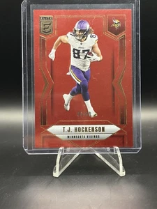 2025 Panini Donruss Elite - T.J. Hockenson #66 Red /99 - Picture 1 of 2