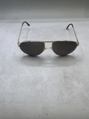 Gafas de sol vintage Christian Dior 2248 60 mm plata oro aviador Austria unisex Foto 1 de 4