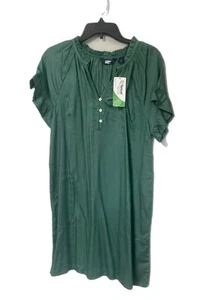 Land's End Womens Shift Dress Green Chambray S, M, L, NWT SHIPS FREE - Picture 1 of 7