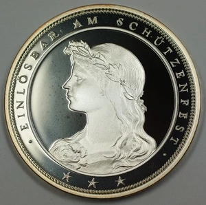 Moneta Argento 50 Franchi 1988 Svizzera Tiro Tallero Prova Svizzera Sì - Foto 1 di 1