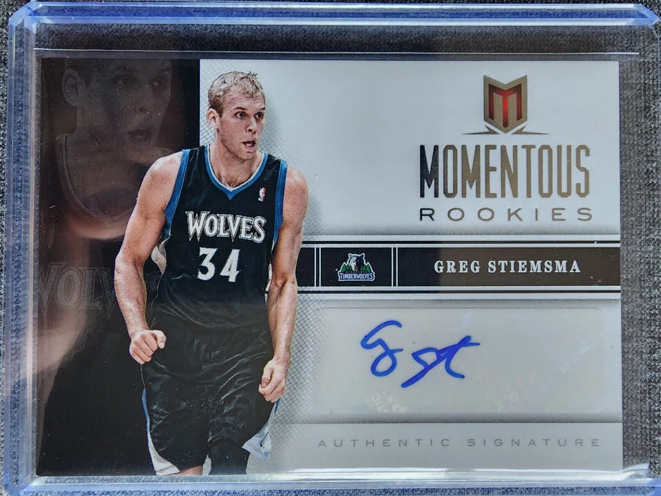 2013 Momentum Basketball Momentous Rookies Greg Stiemsma Auto - Image 1 of 2