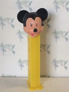 PEZ Vintage Mickey Mouse - 3.9 Hong Kong - dünne Füße - gelber Stiel - lose B - Bild 1 von 1