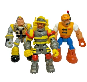 Fisher Price Rescue Heroes lotto di 3 action figure pompiere con zaino - Foto 1 di 20