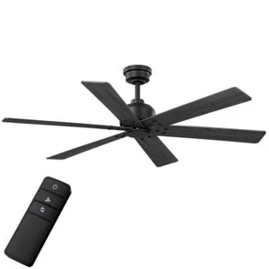 Home Decorator Ceiling Fan 13.60"Hx54"W DC Motor+Reversible Rotate+6Blade+Remote - Picture 1 of 8