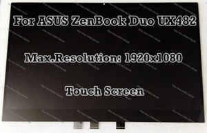 14'' LCD Berühren Bildschirm Für ASUS ZenBook Duo UX482 UX482EAR UX482EGR - Bild 1 von 3