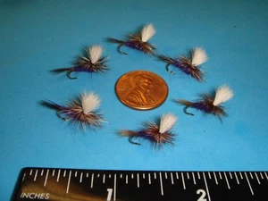 MOSCAS DE PESCA CON MOSCA - Paracaídas PURPLE NEBLINA tamaño #14 (6 piezas) - Imagen 1 de 4