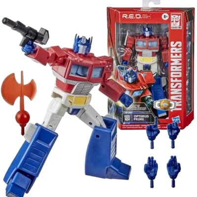 Transformers R.E.D. Series G1 Optimus Prime Action Figure Hasbro Official Stock - Image 1 of 4