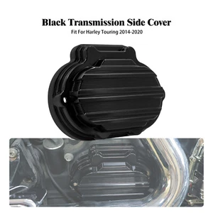 Black Gauge Transmission Side Cover For Harley Touring Electra Road Glide 14-23 - Picture 1 of 17