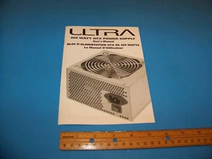 User's Manual Ultra 350-Watt ATX Power Supply - Picture 1 of 6