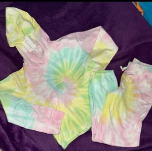 Dreamsicle Kids 2 Piece Tye Dyed Hoodie & Pants Set Sz Medium (8) - Picture 1 of 8